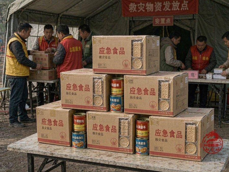 应急食品（压缩饼干、罐头）