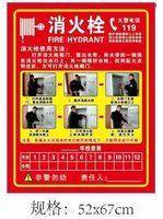年检牌消防标识牌 消火栓使用方法67*52 实拍图 - 四川龙盛安消防设备有限公司在售